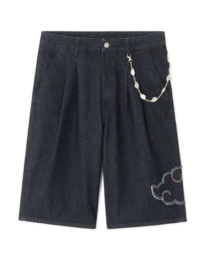 Regular Fit 100% Cotton Printed Shorts