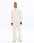 Regular Fit Poly-Cotton Solid High Neck Sweatshirts