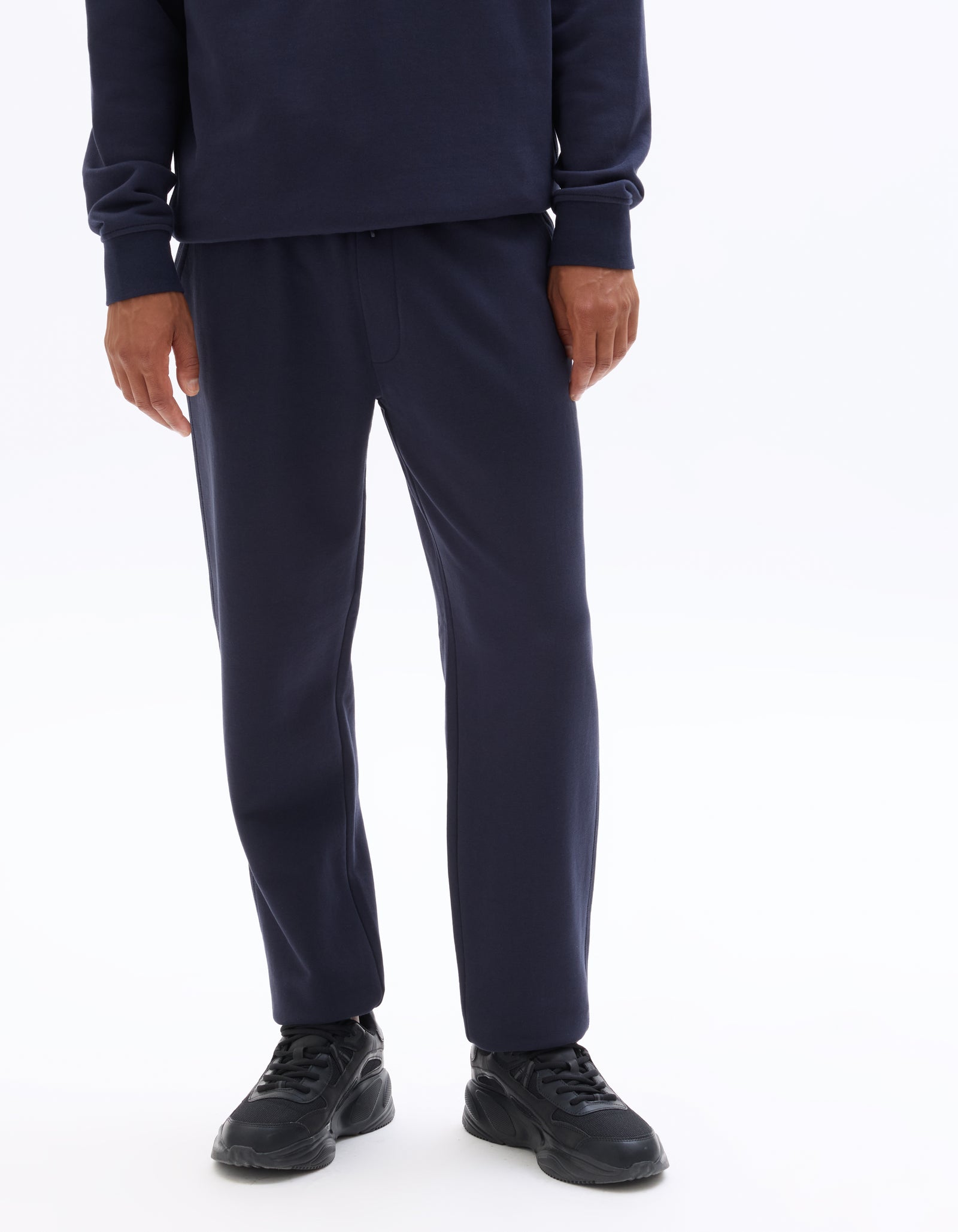 Regular Fit 100% Cotton Solid Casual Trouser