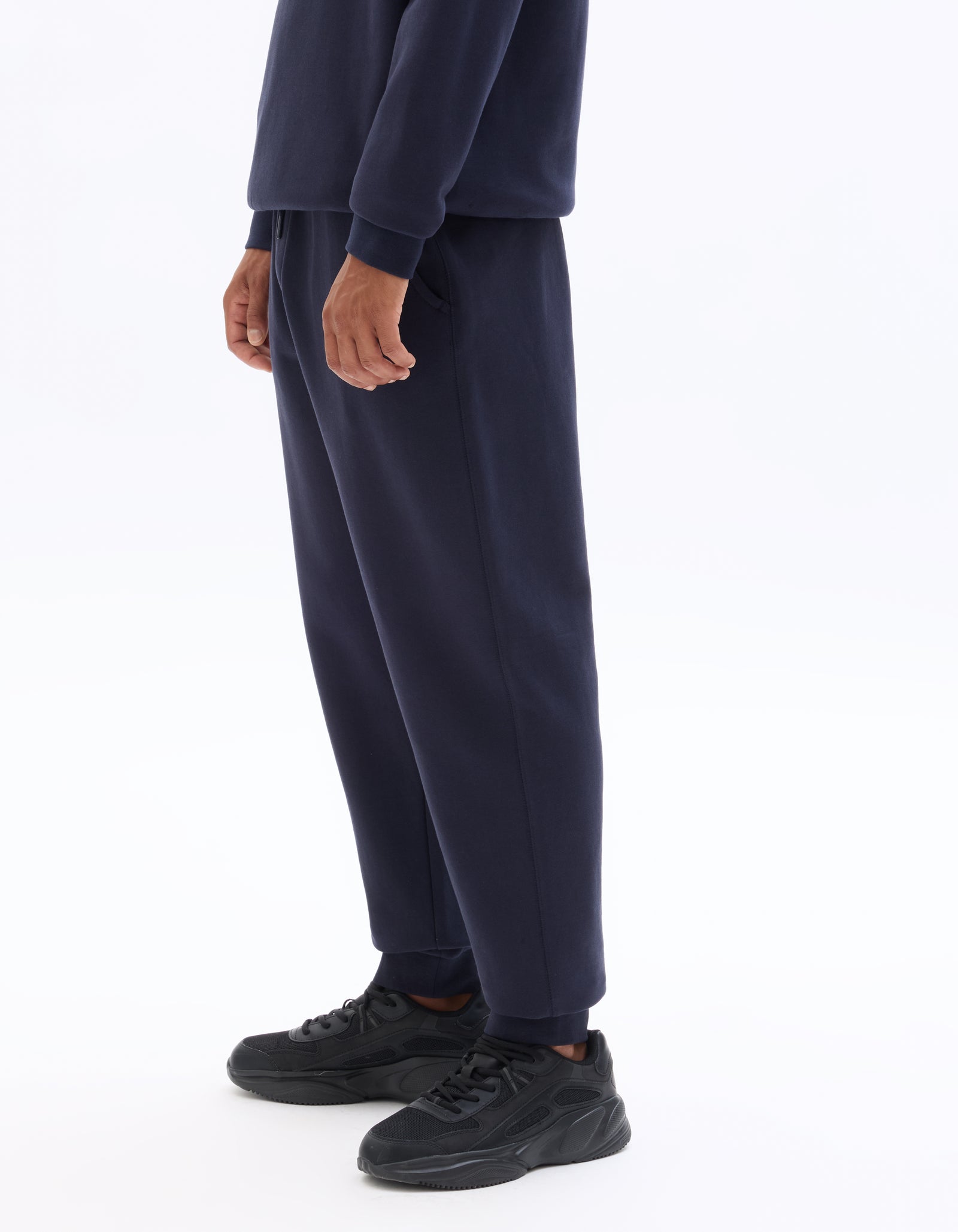 Regular Fit 100% Cotton Solid Casual Trouser