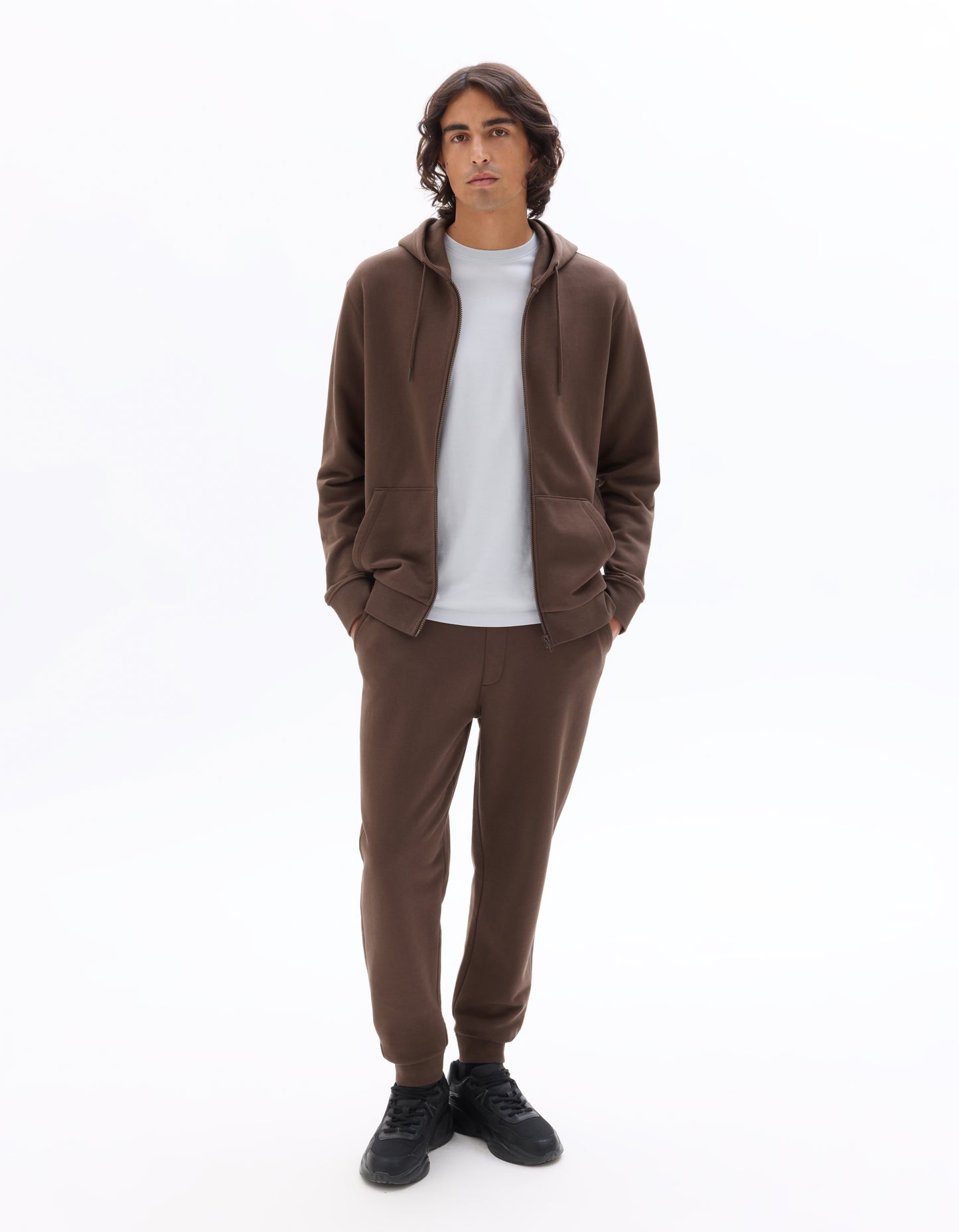 Regular Fit 100% Cotton Solid Casual Trouser