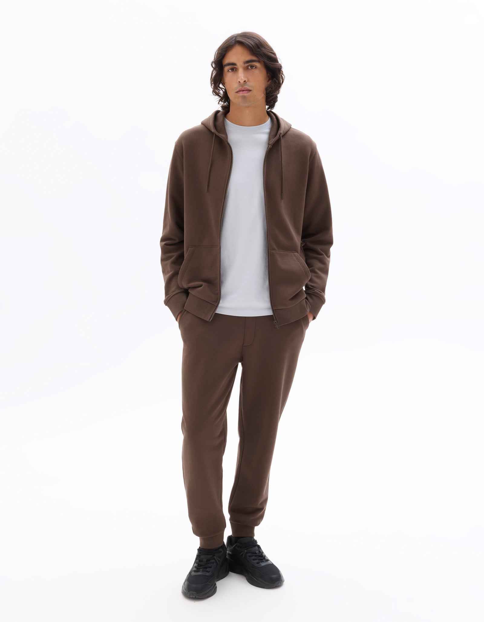 Regular Fit 100% Cotton Solid Casual Trouser