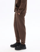Regular Fit 100% Cotton Solid Casual Trouser