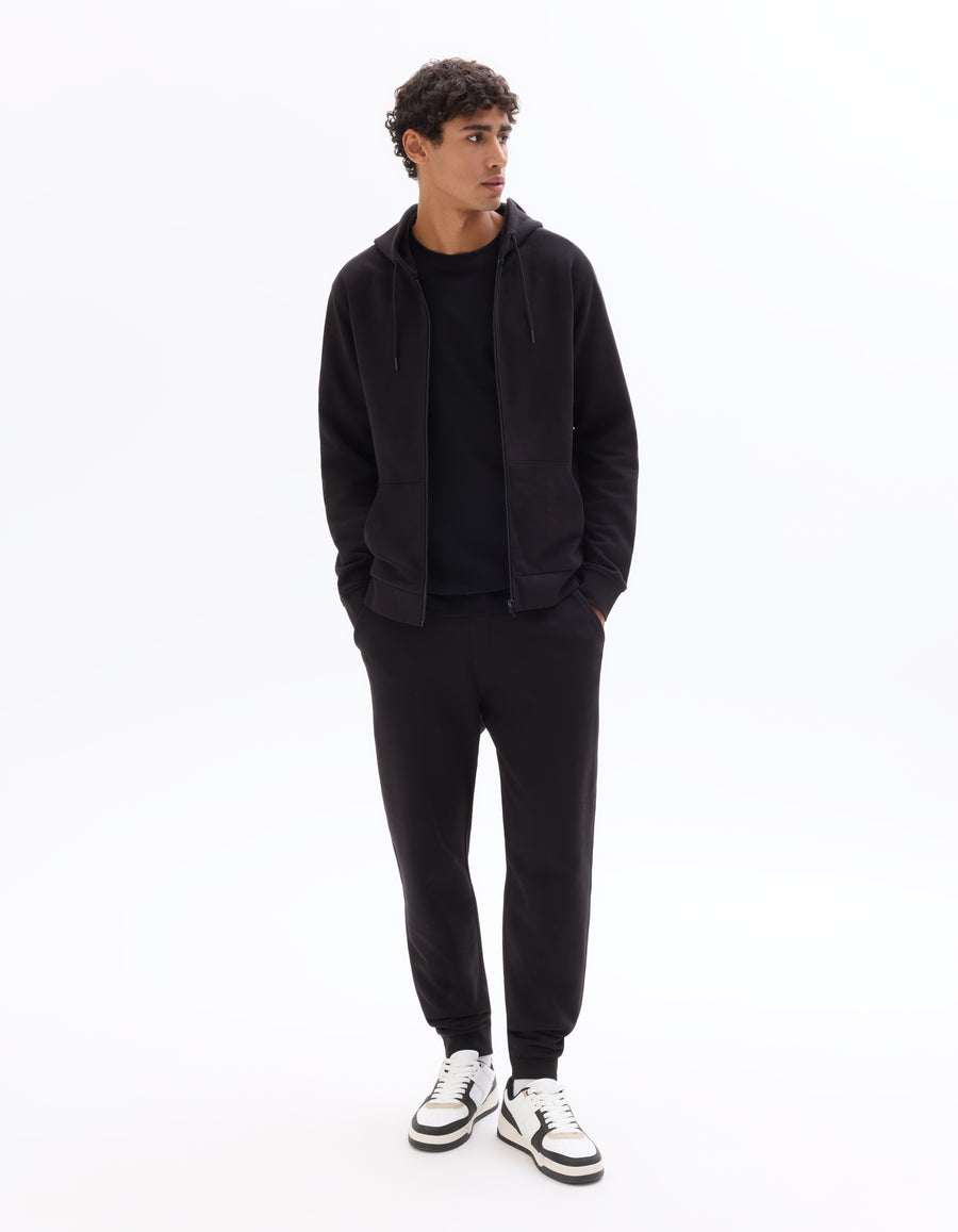 Regular Fit 100% Cotton Solid Casual Trouser