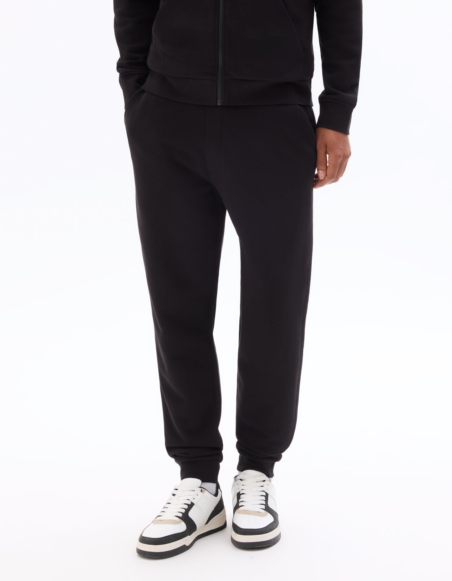 Regular Fit 100% Cotton Solid Casual Trouser
