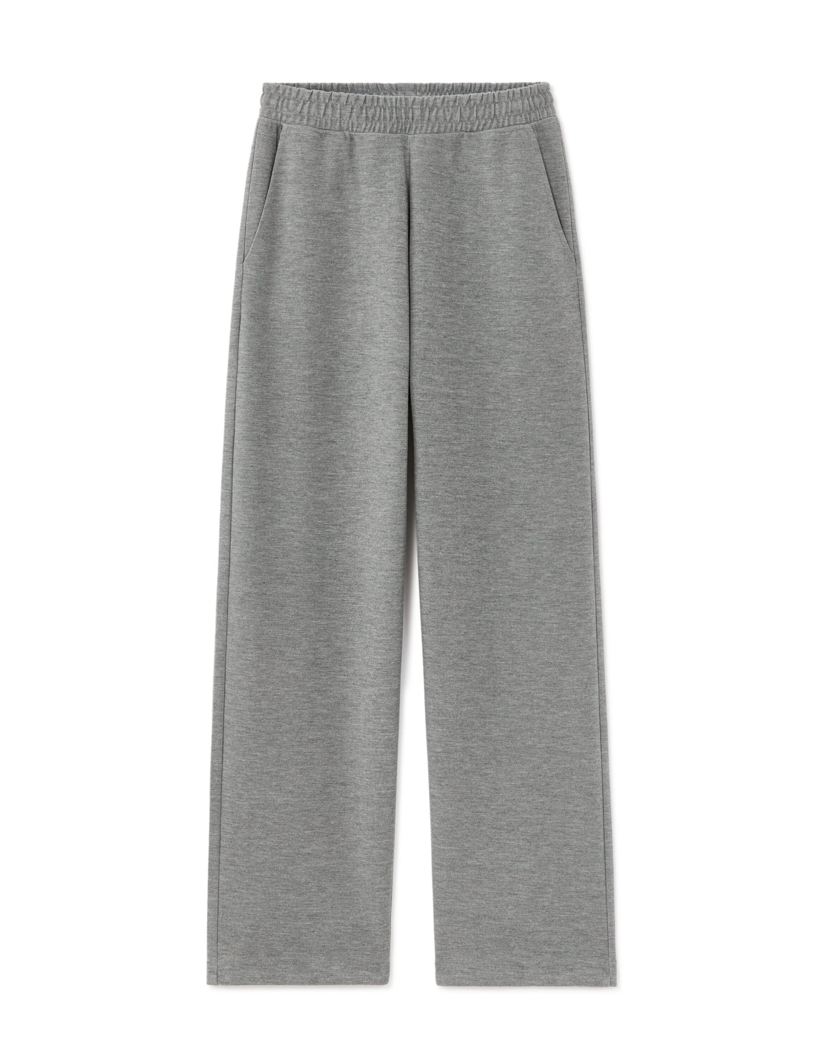 Loose Fit Poly-Cotton Solid Casual Trouser