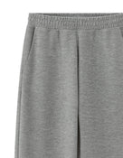 Loose Fit Poly-Cotton Solid Casual Trouser