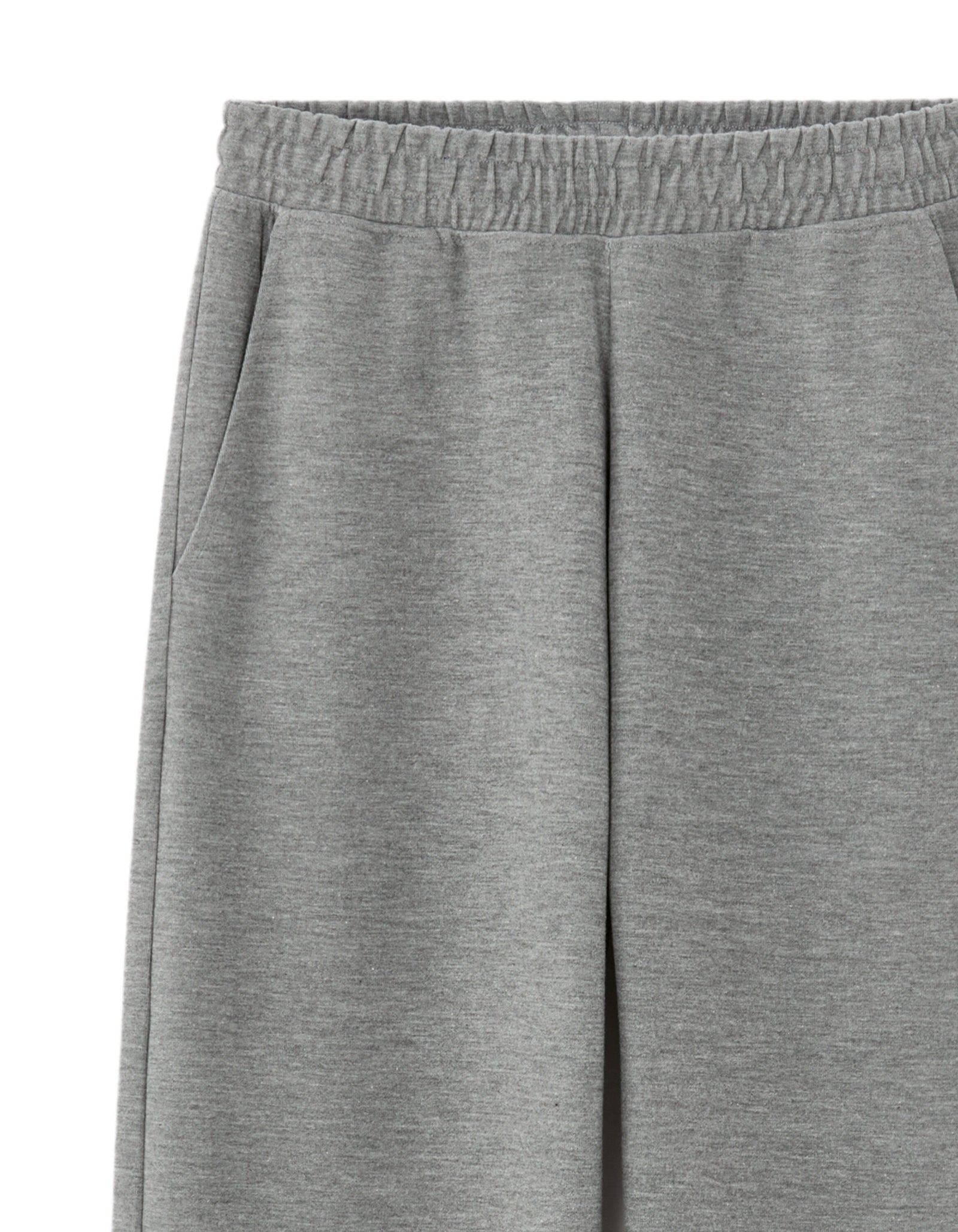 Loose Fit Poly-Cotton Solid Casual Trouser