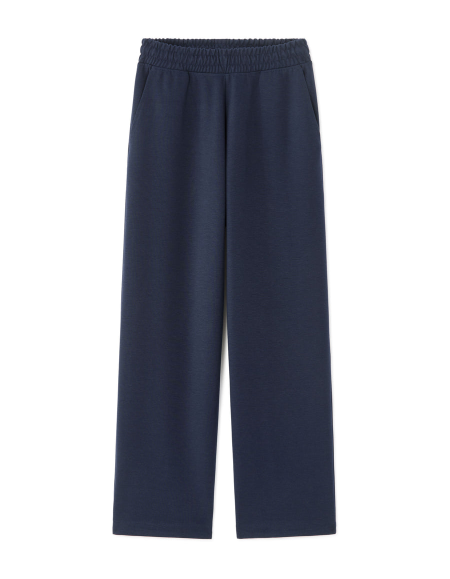 Loose Fit Poly-Cotton Solid Casual Trouser