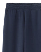 Loose Fit Poly-Cotton Solid Casual Trouser