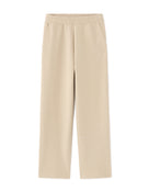 Loose Fit Poly-Cotton Solid Casual Trouser