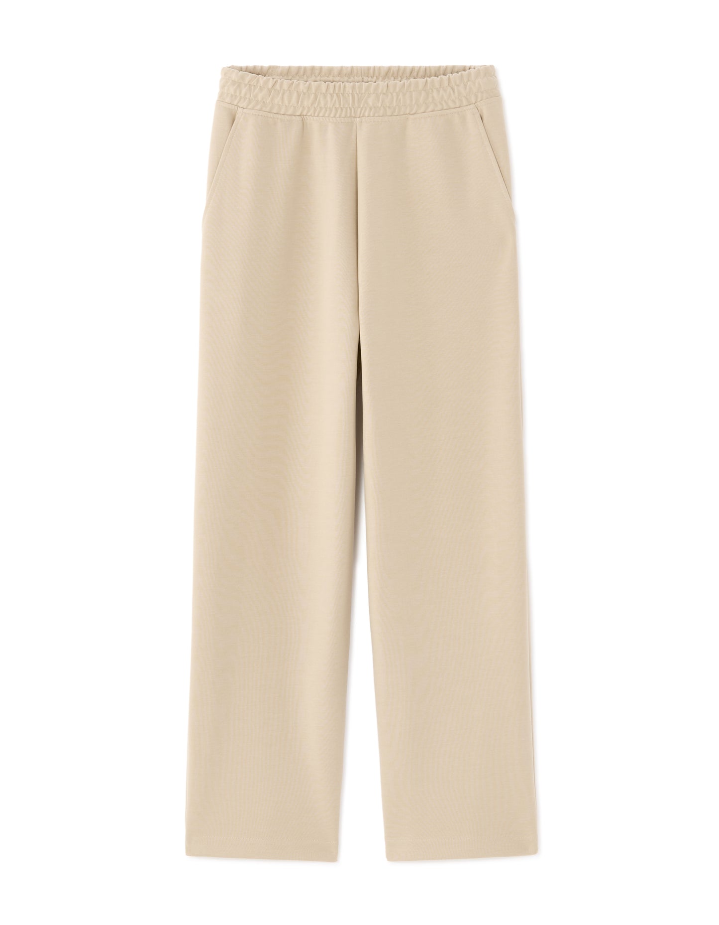 Loose Fit Poly-Cotton Solid Casual Trouser