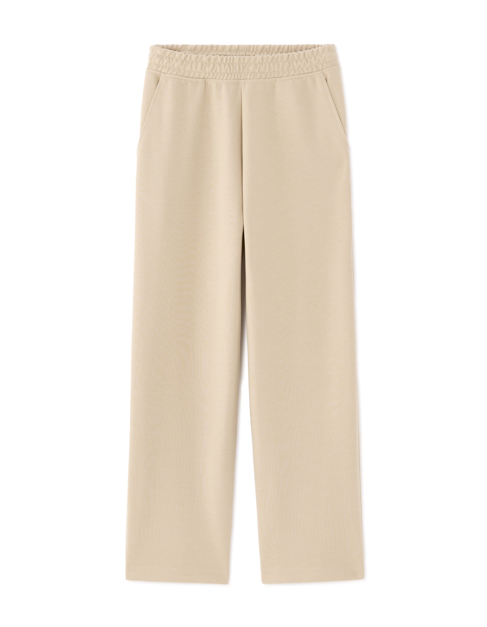 Loose Fit Poly-Cotton Solid Casual Trouser