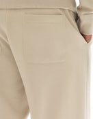 Loose Fit Poly-Cotton Solid Casual Trouser