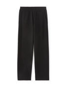 Loose Fit Poly-Cotton Solid Casual Trouser
