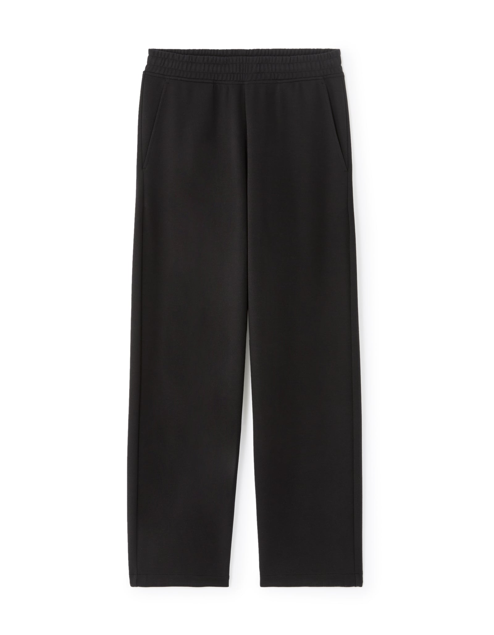 Loose Fit Poly-Cotton Solid Casual Trouser