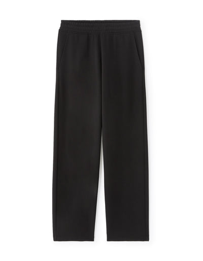 Loose Fit Poly-Cotton Solid Casual Trouser