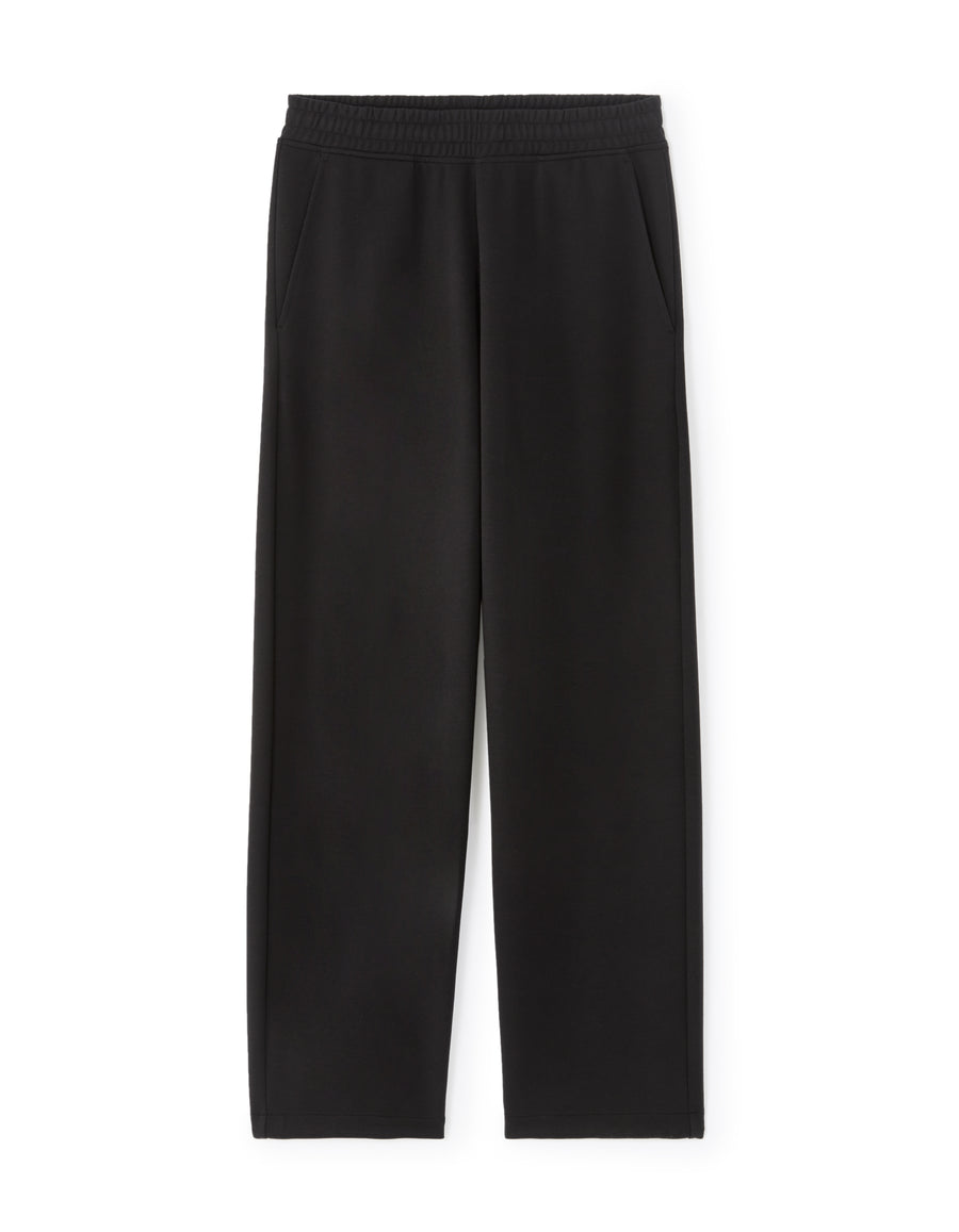 Loose Fit Poly-Cotton Solid Casual Trouser