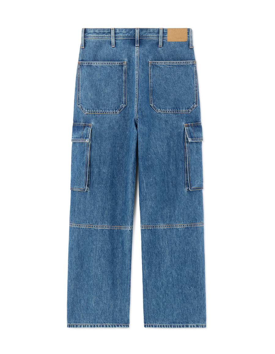 Loose Fit 100% Cotton Solid Jeans