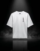 Regular Fit 100% Cotton Printed Crew Neck T-Shirts - White
