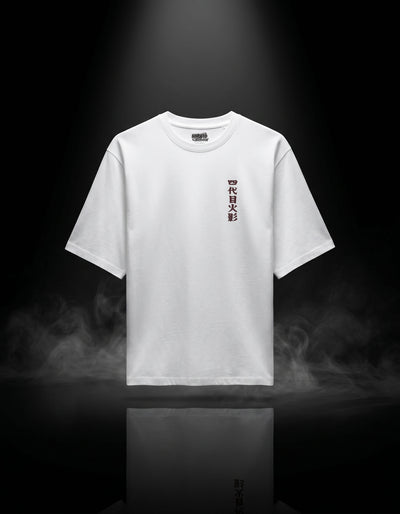 Naruto Regular Fit 100% Cotton Printed Crew Neck T-Shirts - White