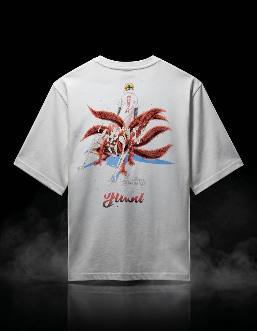 Regular Fit 100% Cotton Printed Crew Neck T-Shirts - White