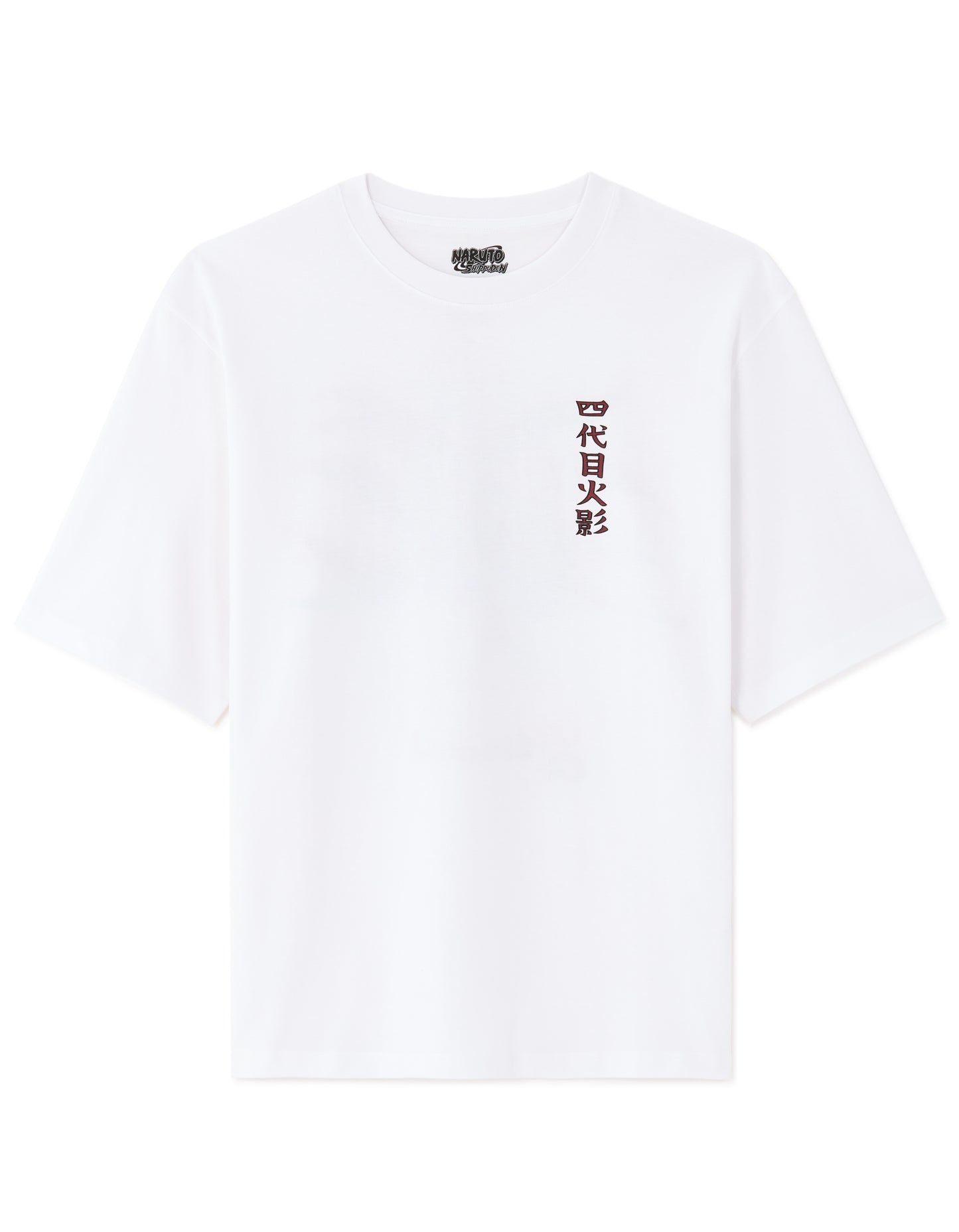 Regular Fit 100% Cotton Printed Crew Neck T-Shirts - White