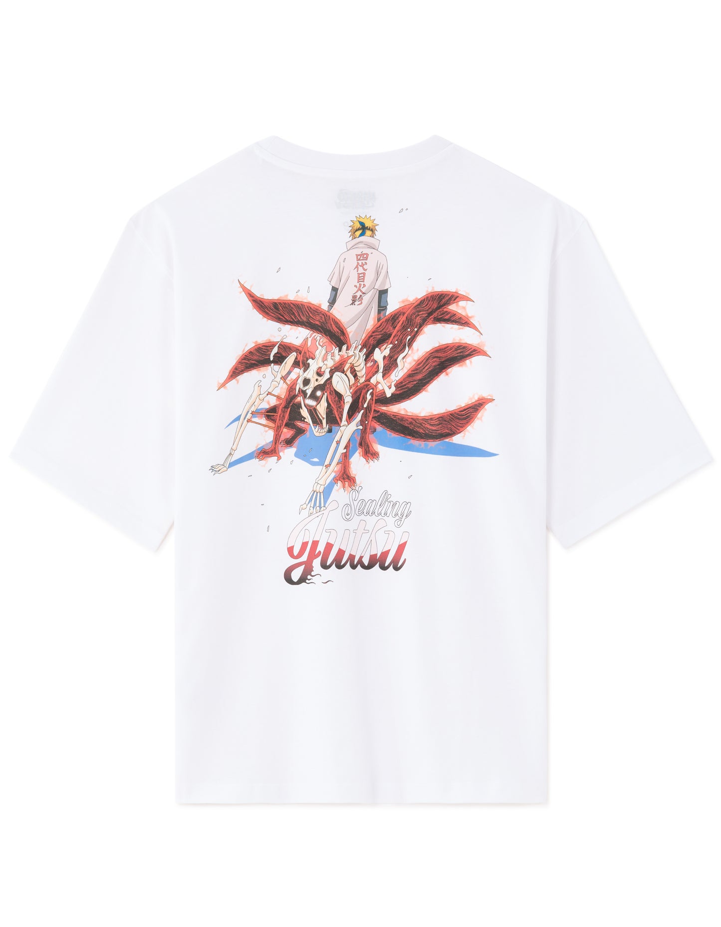 Regular Fit 100% Cotton Printed Crew Neck T-Shirts - White