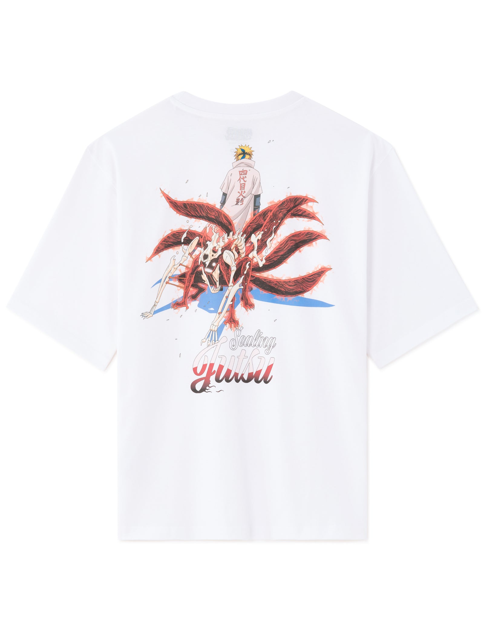 Regular Fit 100% Cotton Printed Crew Neck T-Shirts - White