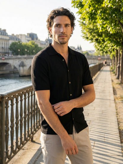 Celio Mens Black Solid Regular Fit Cotton T-Shirts