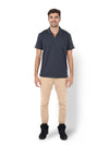 Celio* Solid Regular Fit Cotton Navy Blue T-Shirt