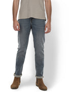 Celio* Solid Cotton Blue Regular Fit Men Jeans