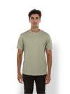 Celio* Solid Regular Fit Cotton Green T-Shirt