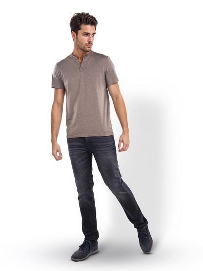 Black Straight Slim Fit Soft Touch Jeans