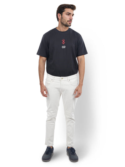 Celio* Cotton Skinny Fit Beige Jean