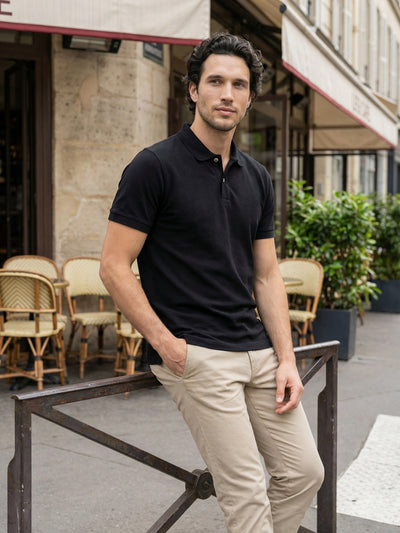 Celio Mens Black Solid Slim Fit Cotton T-Shirts