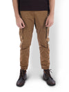 Celio* Cotton Straight Fit Brown Trouser