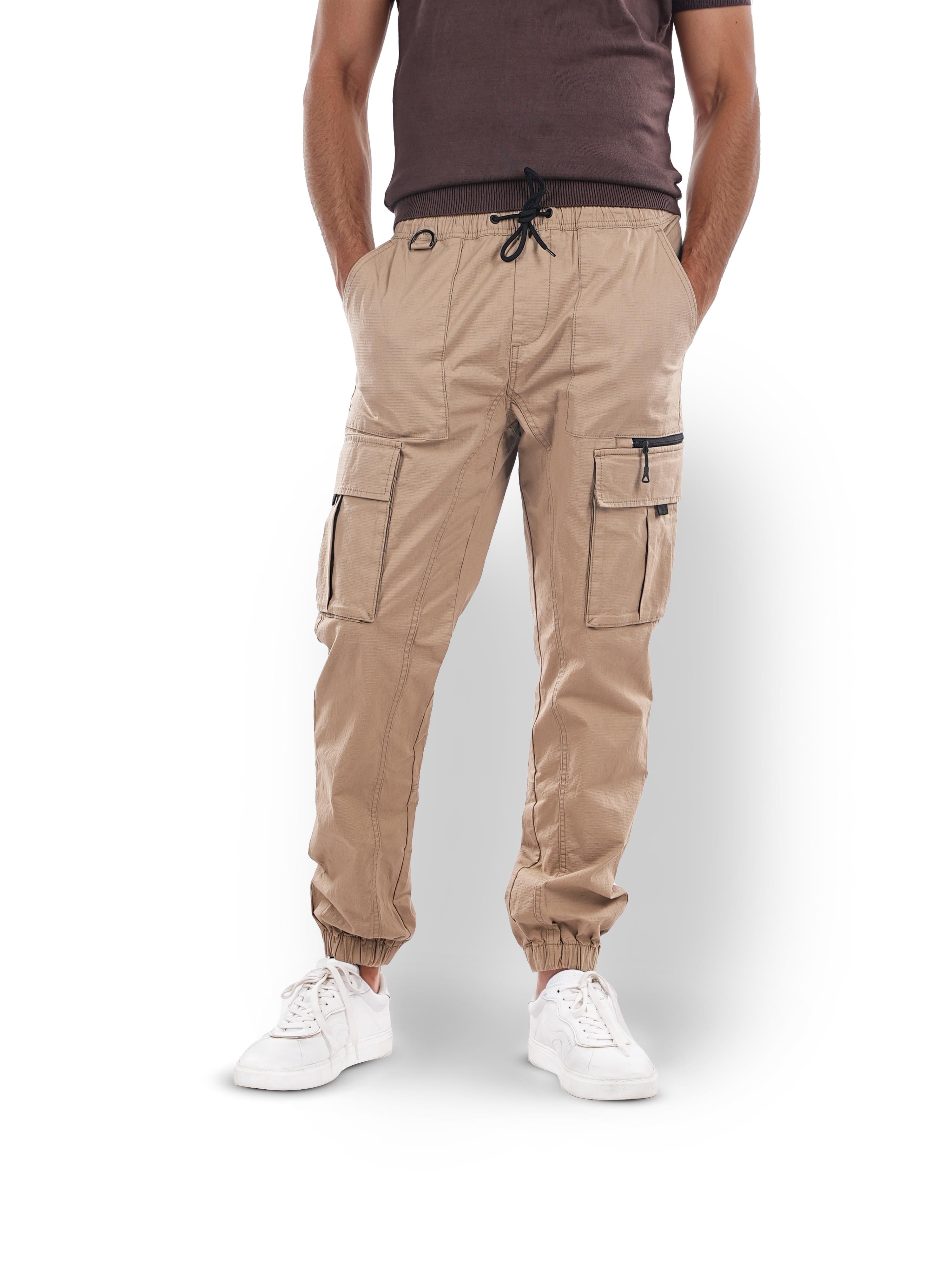 Celio Pantaloni Uomo - Tessuto Misto Cotone Con Elastan, Comfort E Vestibilità Moderna, Chiusura Lampo