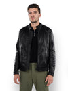 Celio* Solid Regular Fit Polyamide Black Jacket