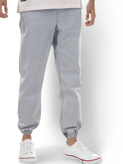 Celio* Cotton Jogger Fit Blue Trouser