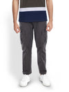 Celio* Cotton Straight Fit Grey Trouser