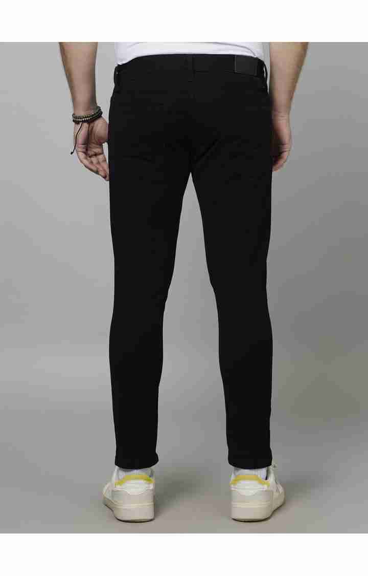 Black Skinny Ankle Length Jeans