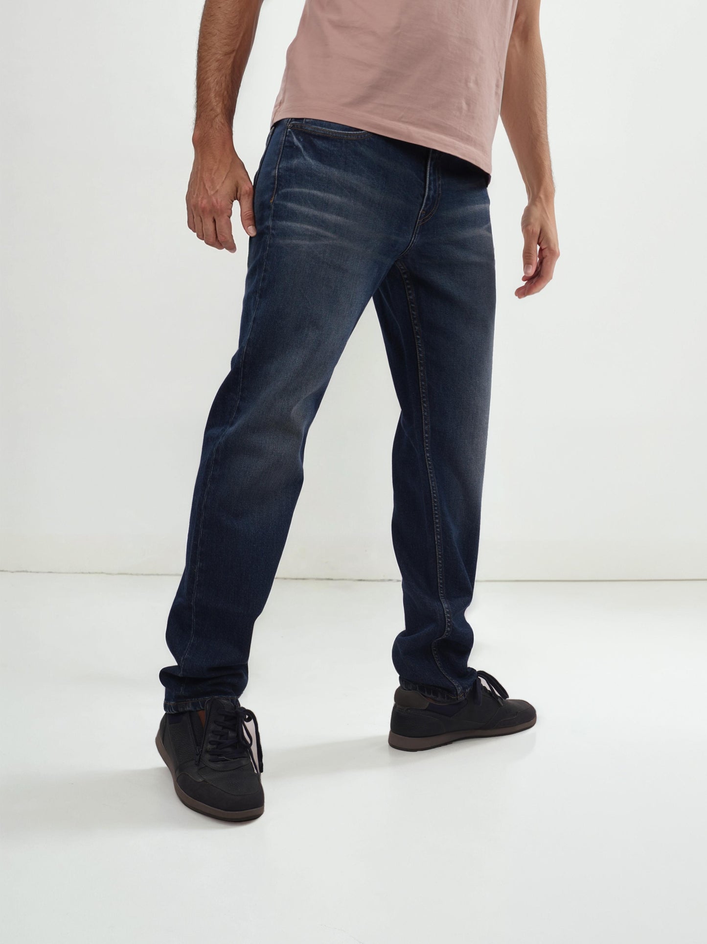 Blue Straight Fit Jeans