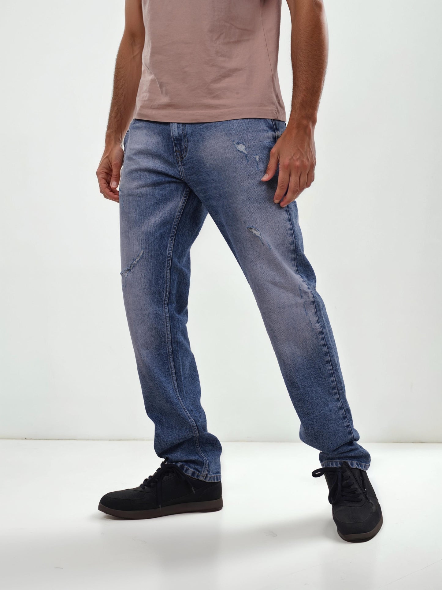 Blue Straight Fit Jeans