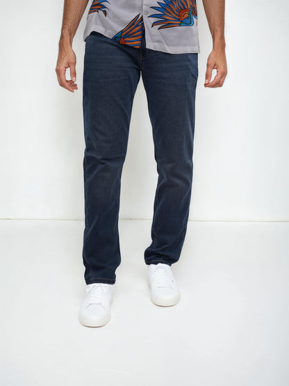 Blue Straight Fit Jeans