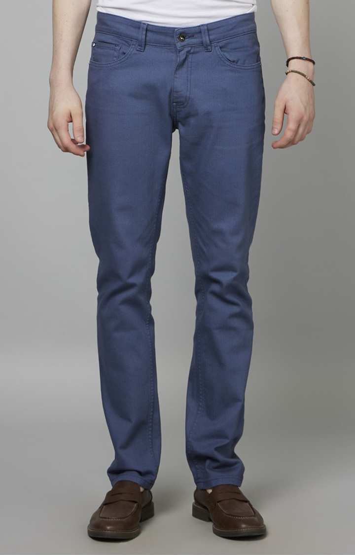 Navy Blue Slim Fit Jeans