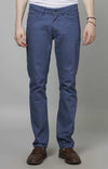Celio* Cotton-Blend Slim Fit Navy Blue Jean