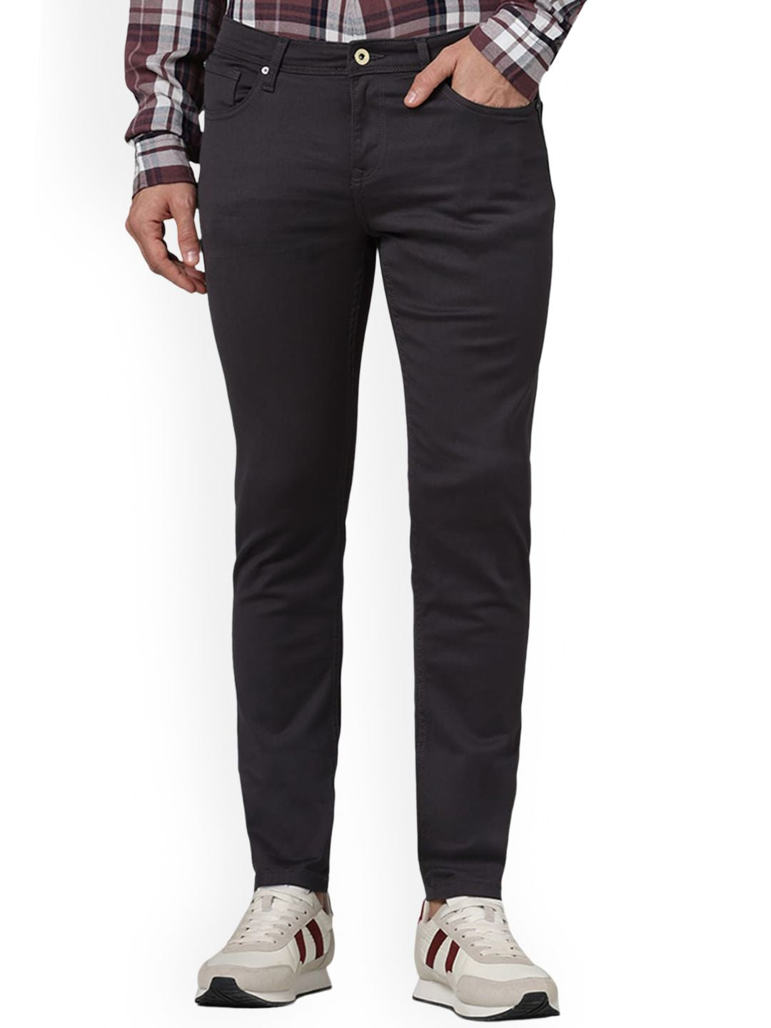 Celio* Cotton Slim Fit Grey Jean