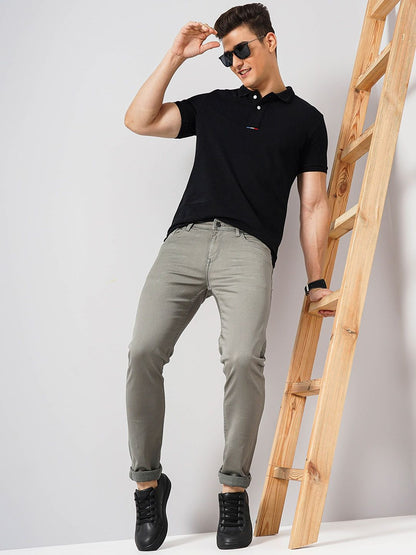 Celio* Cotton Slim Fit Grey Jean