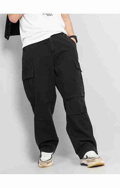 Black Straight Fit Jeans